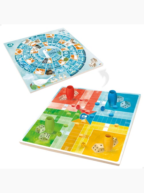 Jogo de ludo e de ganso de madeira cb games - Kiabi