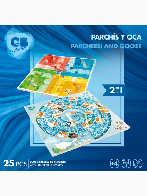 Jogo de ludo e de ganso de madeira cb games - Kiabi