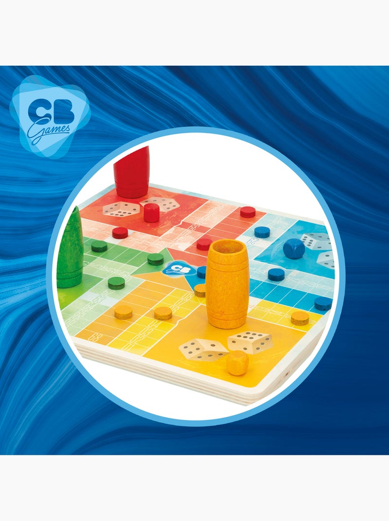Jogo de ludo e de ganso de madeira cb games N/D - Kiabi