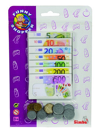 Jogo de moedas e notas - Kiabi