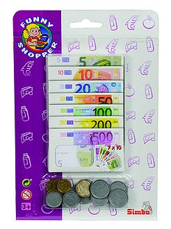 Jogo de moedas e notas - Kiabi