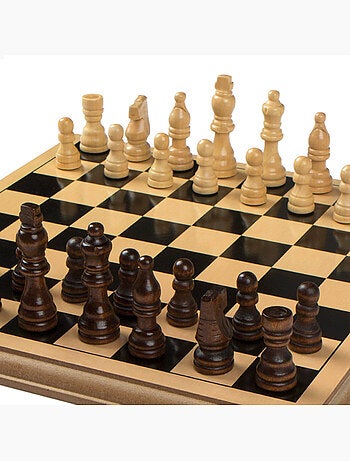 Jogo de xadrez de madeira cb games