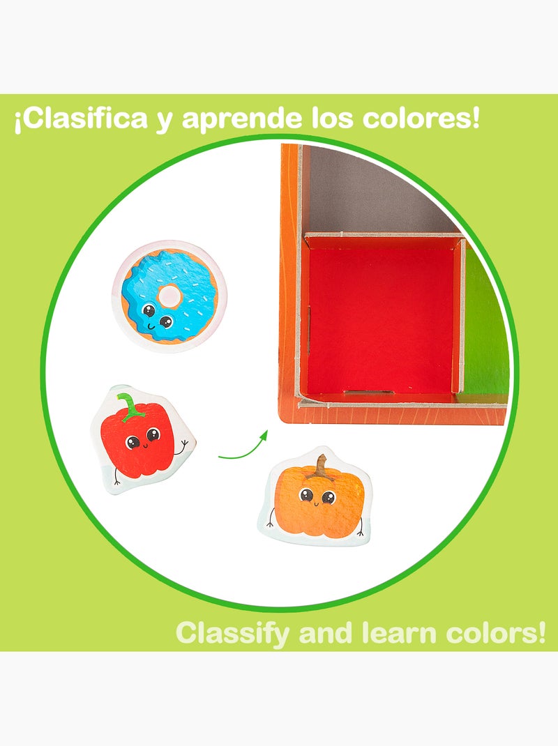 Jogo montessori lisciani para crianças box colors 61 peças Multicolorido - Kiabi