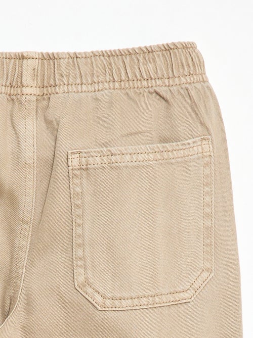 Jogpant com cintura elástica e cordões de ajuste - Kiabi