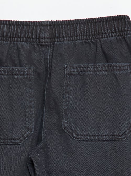 Jogpant com cintura elástica e cordões de ajuste - Kiabi