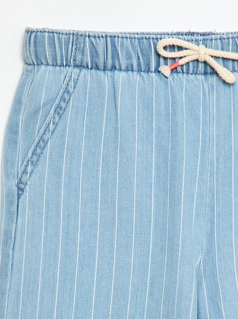 Jogpant de corte largo Azul - Kiabi