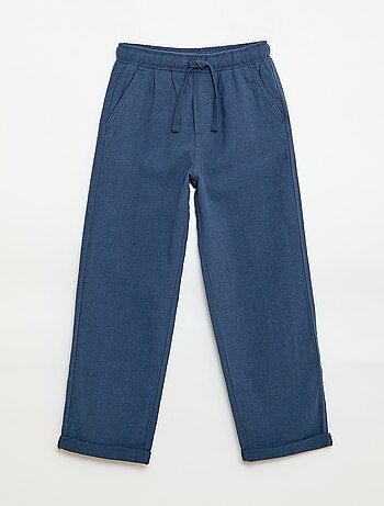 Jogpant em linho misto