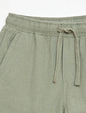 Jogpant em linho misto