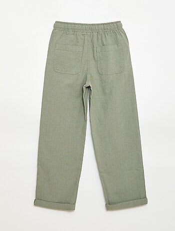 Jogpant em linho misto