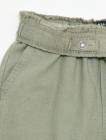 Jogpant em linho misto