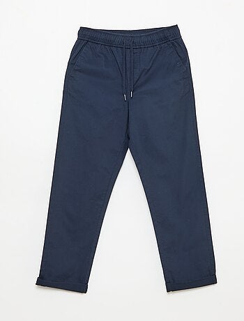 Jogpant liso com bainhas