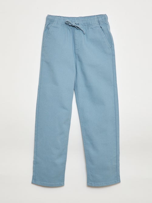 Jogpants com cordões de ajuste - Kiabi