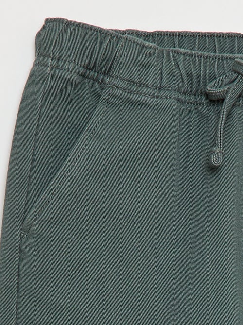 Jogpants com cordões de ajuste - Kiabi