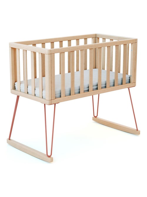 Jurababy - berço de baloiço only de madeira faia e terracotta 40 x 80 cm - Kiabi Jurababy - berço de baloiço only de madeira faia e terracotta 40 x 80 cm - Kiabi
