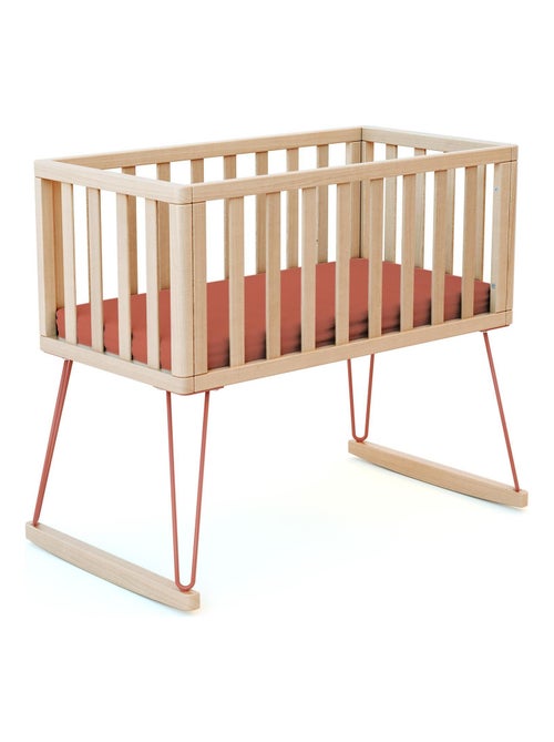 Jurababy - berço de baloiço only de madeira faia e terracotta 40 x 80 cm - Kiabi Jurababy - berço de baloiço only de madeira faia e terracotta 40 x 80 cm - Kiabi