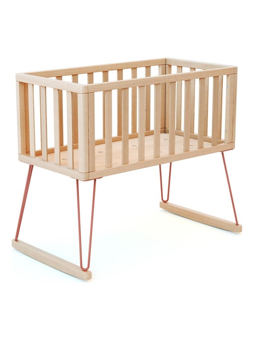 Jurababy - berço de baloiço only de madeira faia e terracotta 40 x 80 cm - Kiabi Jurababy - berço de baloiço only de madeira faia e terracotta 40 x 80 cm - Kiabi