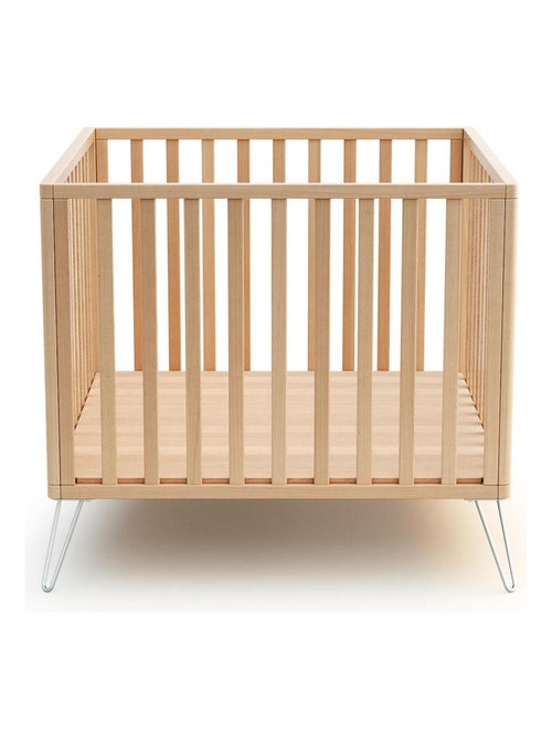 Jurababy - cercadinho de bebê em madeira only faia e de aço 100 x 100 cm - Kiabi Jurababy - cercadinho de bebê em madeira only faia e de aço 100 x 100 cm - Kiabi