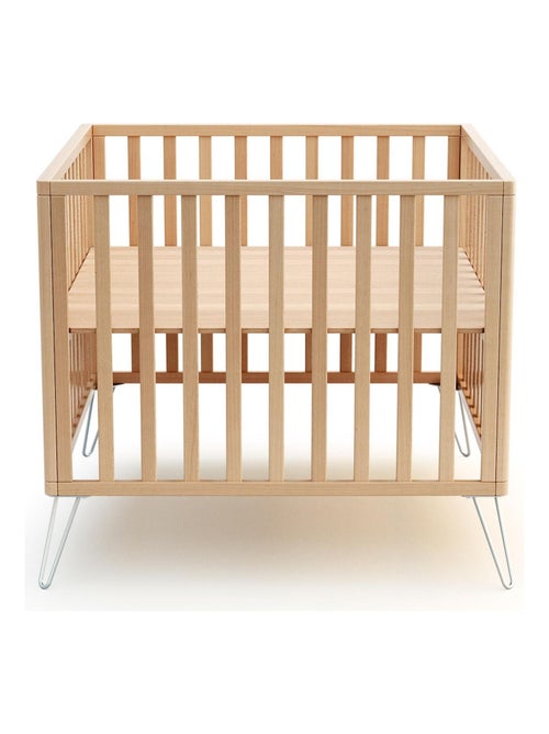 Jurababy - cercadinho de bebê em madeira only faia e de aço 100 x 100 cm - Kiabi Jurababy - cercadinho de bebê em madeira only faia e de aço 100 x 100 cm - Kiabi