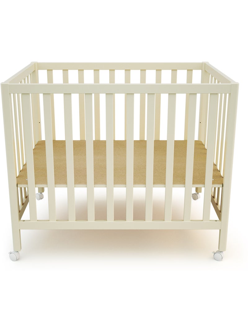 Jurababy - cercadinho retangular de madeira fara - branco pérola Branco - Kiabi