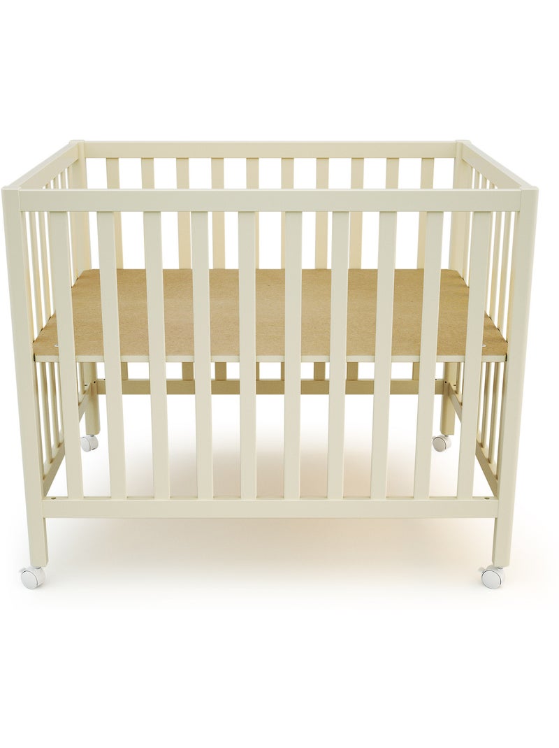 Jurababy - cercadinho retangular de madeira fara - branco pérola Branco - Kiabi