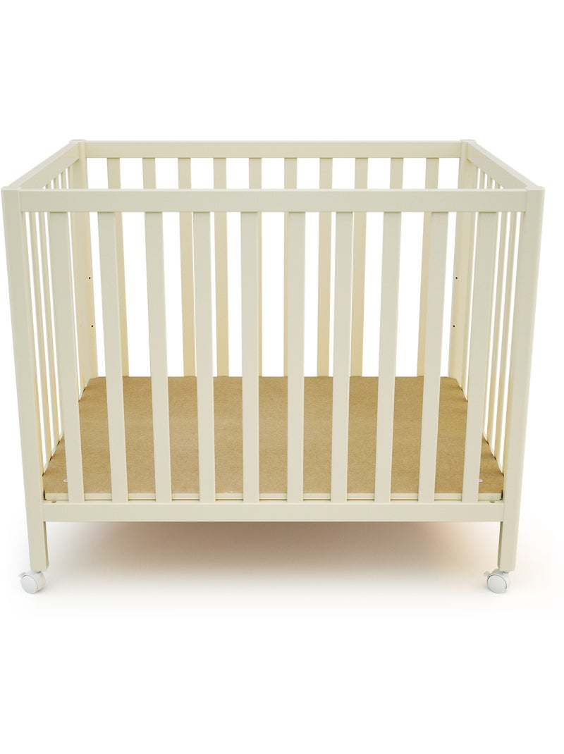 Jurababy - cercadinho retangular de madeira fara - branco pérola Branco - Kiabi