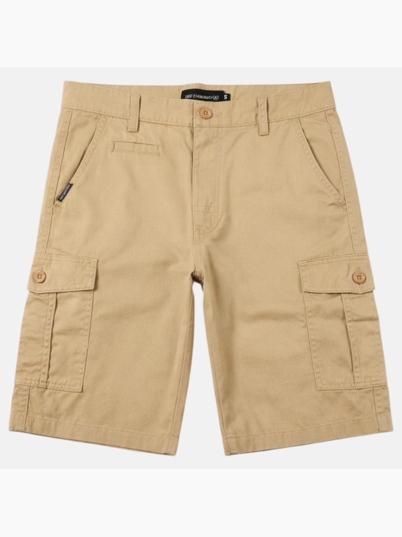Just Emporio - Bermuda chino cargo  homem Bege - Kiabi
