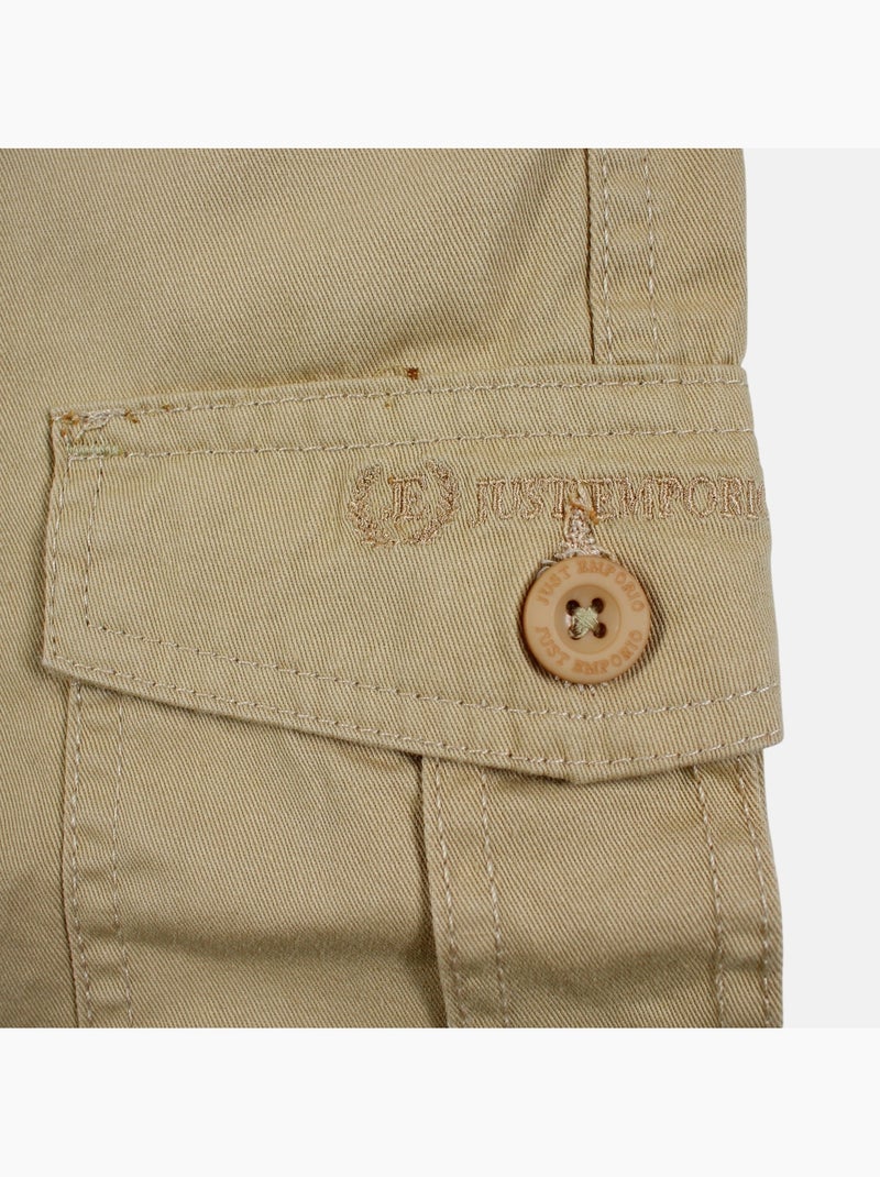 Just Emporio - Bermuda chino cargo  homem Bege - Kiabi