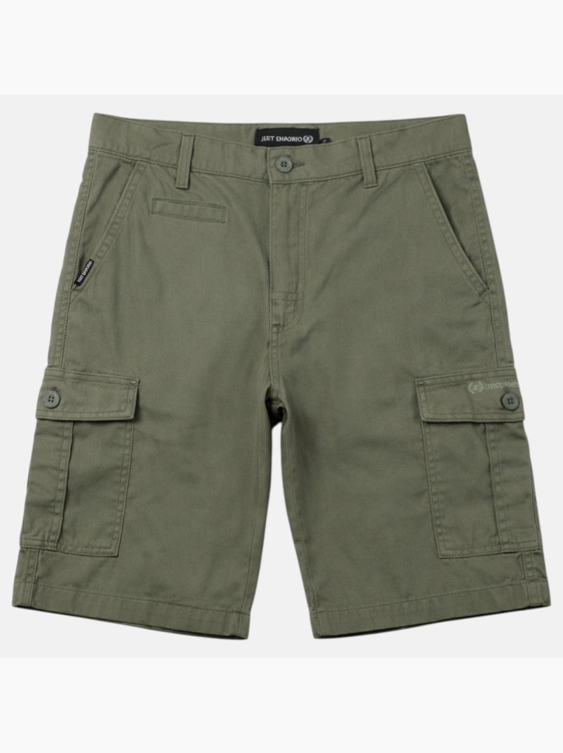 Just Emporio - Bermuda chino cargo  homem Cáqui - Kiabi