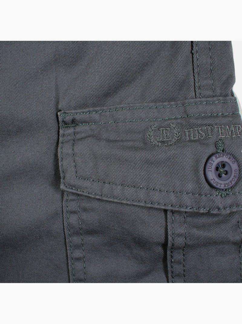 Just Emporio - Bermuda chino cargo  homem Cinza - Kiabi