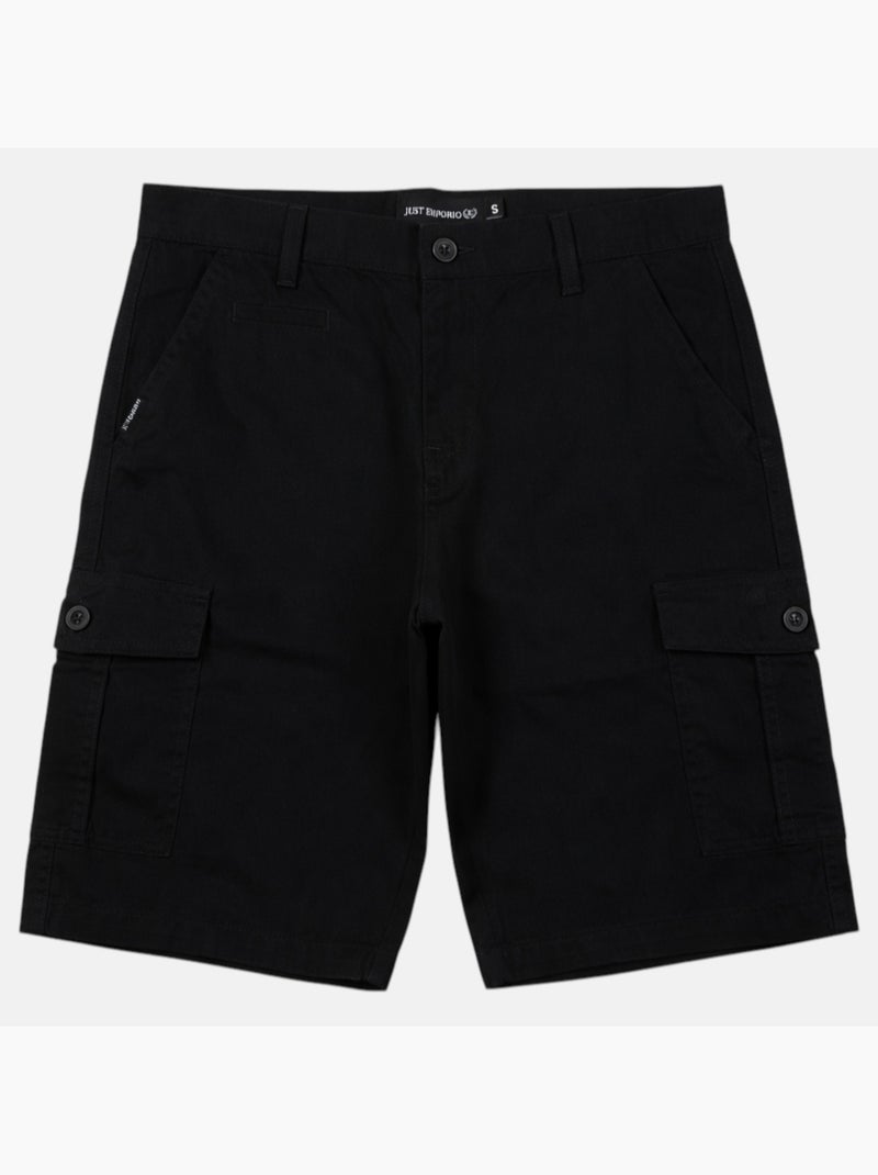 Just Emporio - Bermuda chino cargo  homem Preto - Kiabi