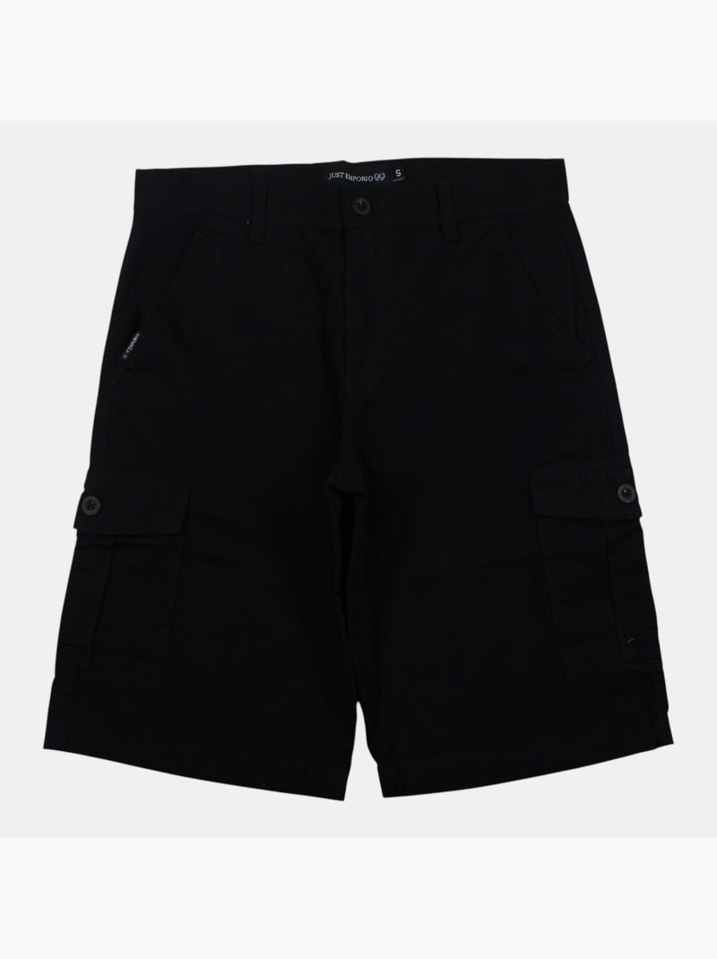 Just Emporio - Bermuda chino cargo  homem Preto - Kiabi