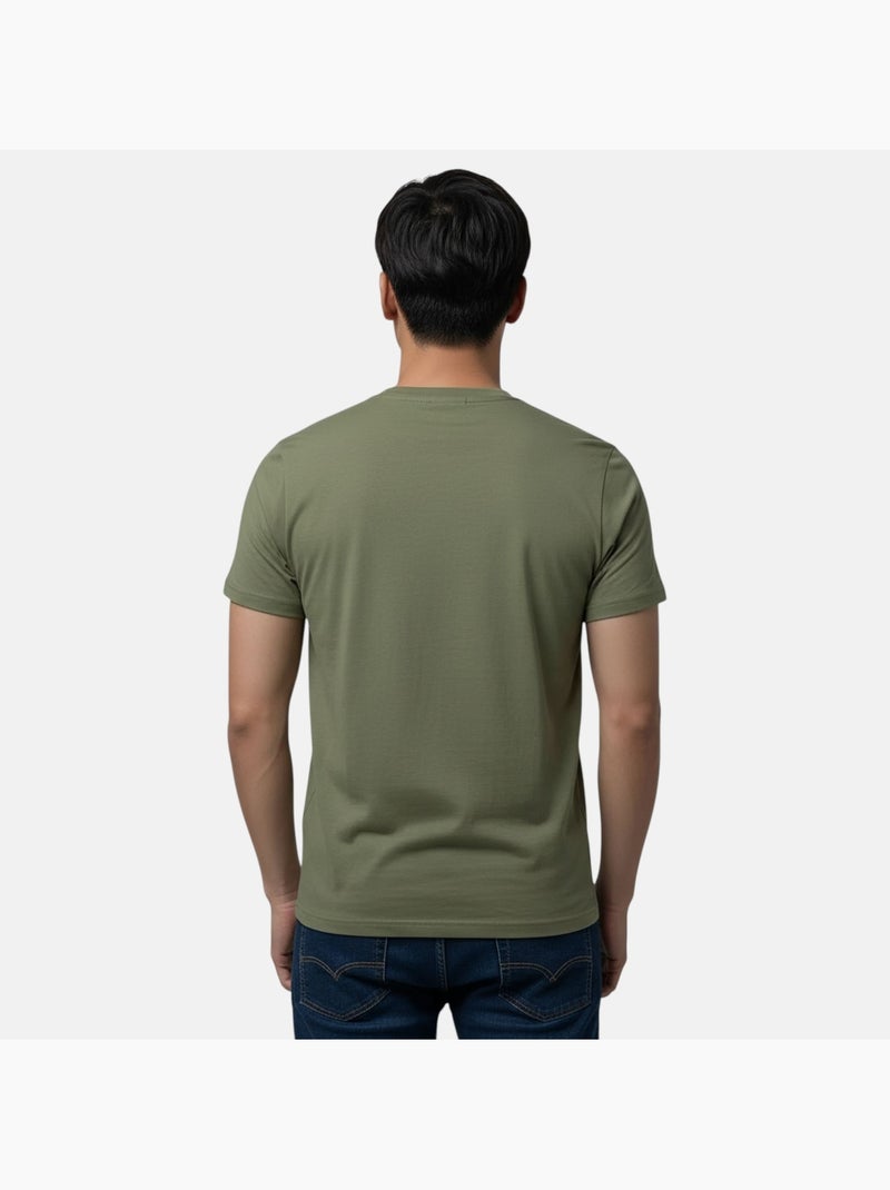 Just Emporio - T-shirt manga curta  homem Cáqui - Kiabi