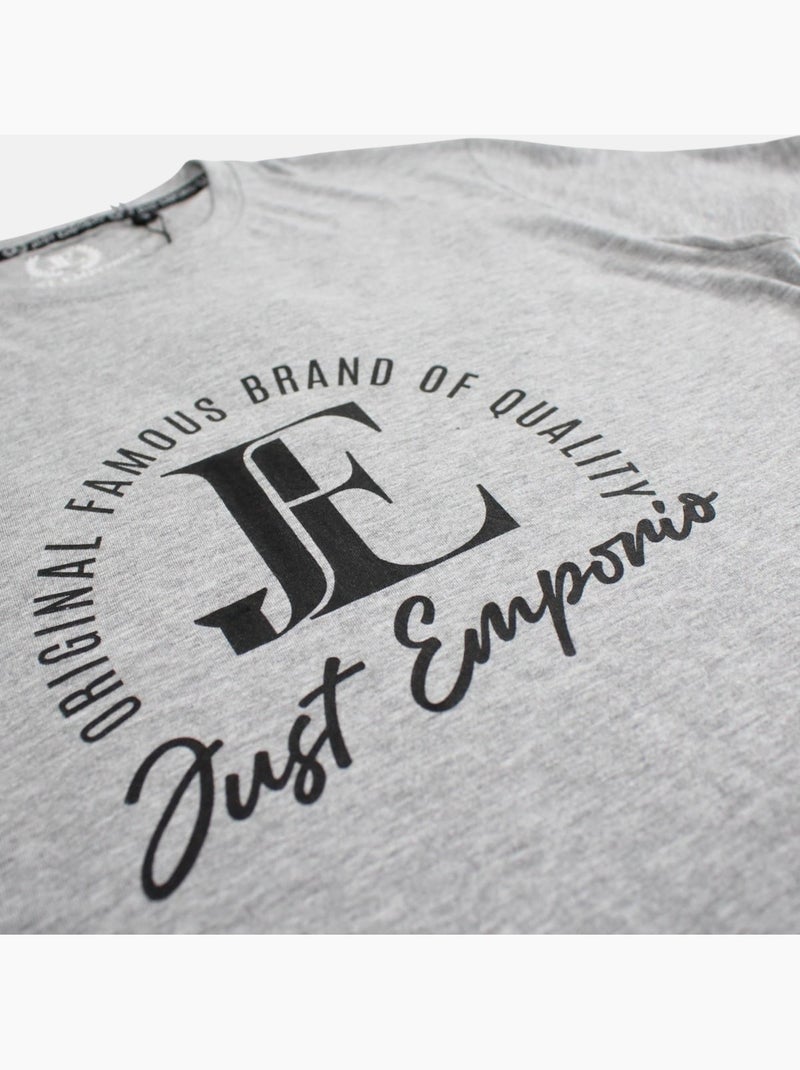 Just Emporio - T-shirt manga curta  homem Cinza - Kiabi