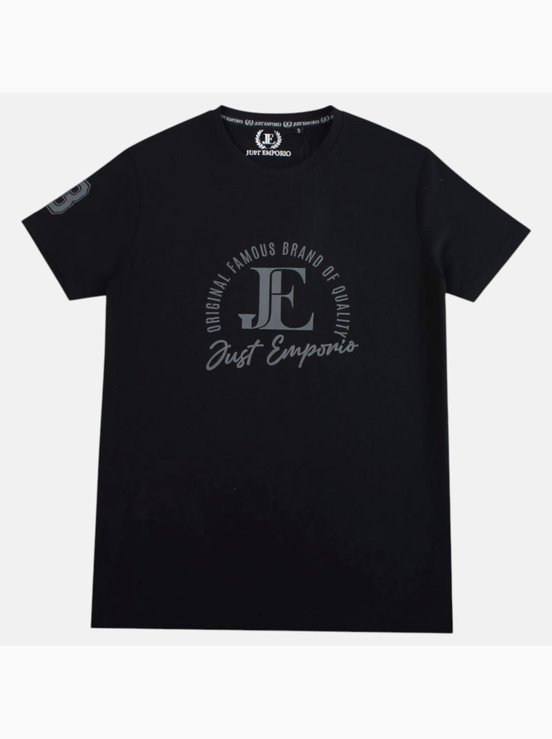 Just Emporio - T-shirt manga curta  homem Preto - Kiabi