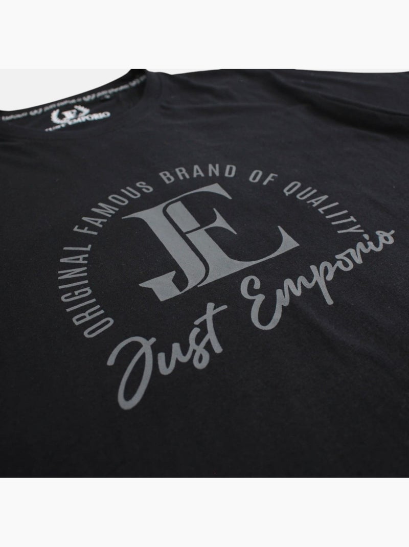 Just Emporio - T-shirt manga curta  homem Preto - Kiabi