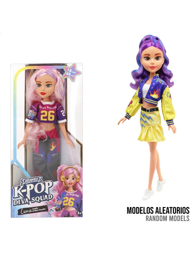 K-pop diva squad bambola con accessori 45 cm + 3 anni N/D - Kiabi