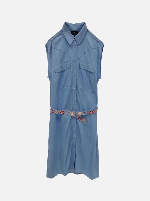 Kaporal Corriw Vestido Jeans Azul para Mulher - Kiabi Kaporal Corriw Vestido Jeans Azul para Mulher - Kiabi