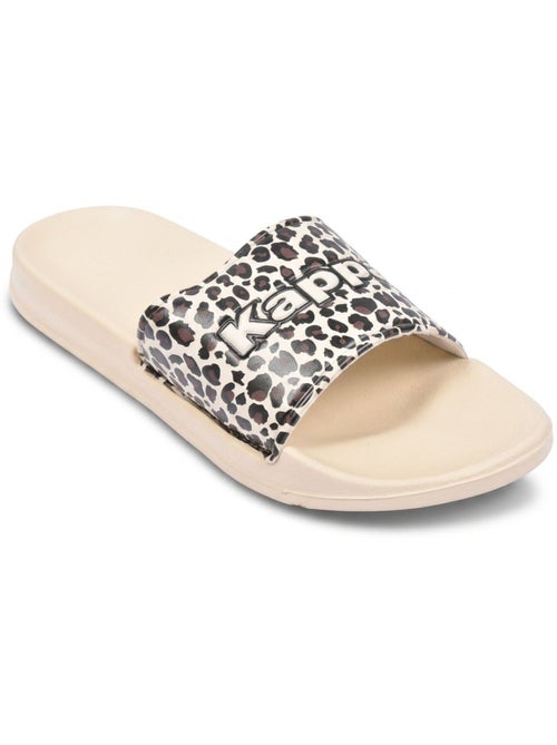 Kappa chinelo mulher piscina glitter glossy leopardo - Kiabi