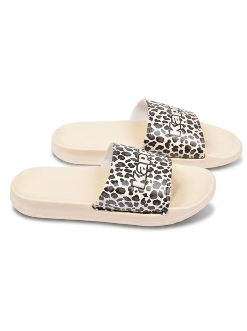 Kappa chinelo mulher piscina glitter glossy leopardo - Kiabi