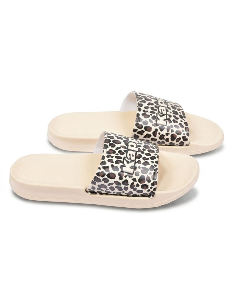 Kappa chinelo mulher piscina glitter glossy leopardo Castanho - Kiabi