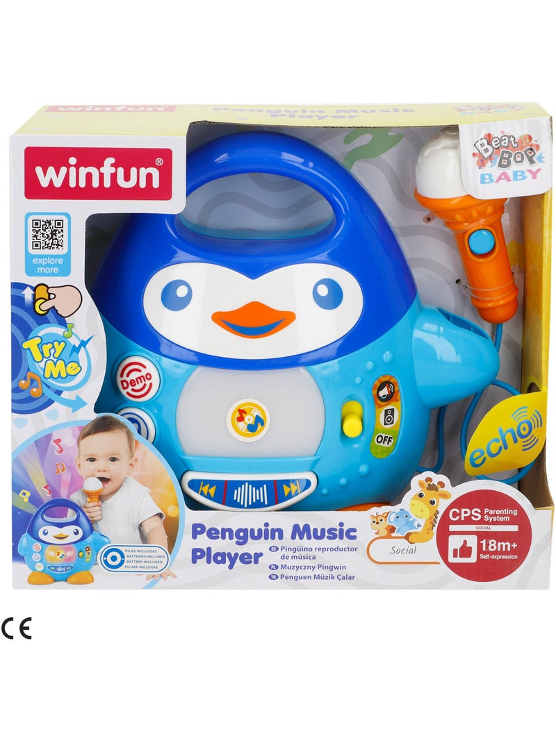 Karaokê penguin com luzes e sons winfun N/D - Kiabi