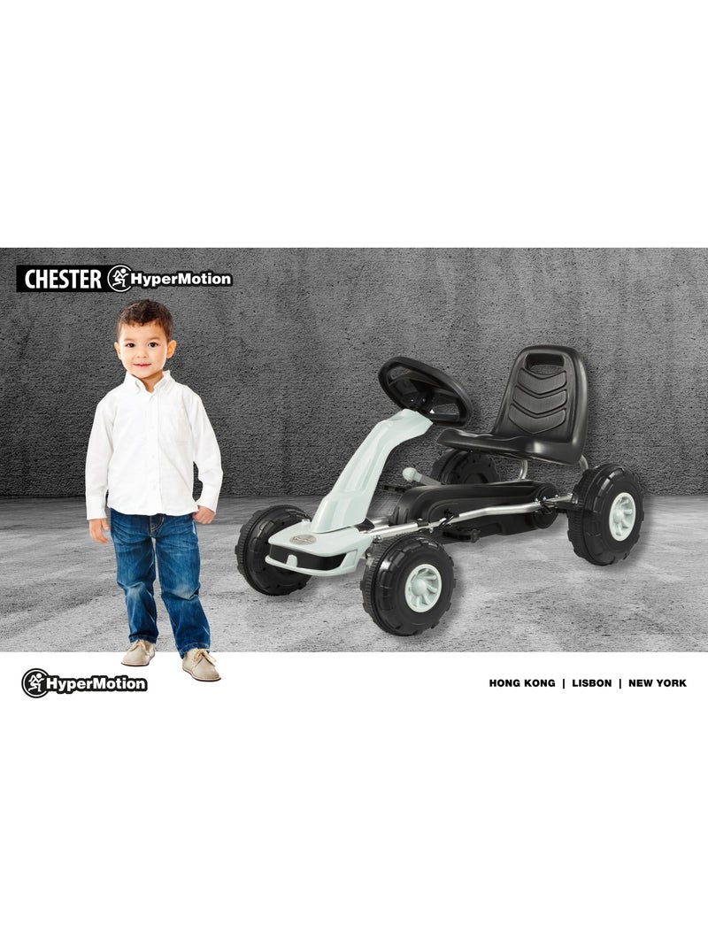 Kart infantil a pedais com design de carro de corrida, marcha à frente e atrás N/D - Kiabi