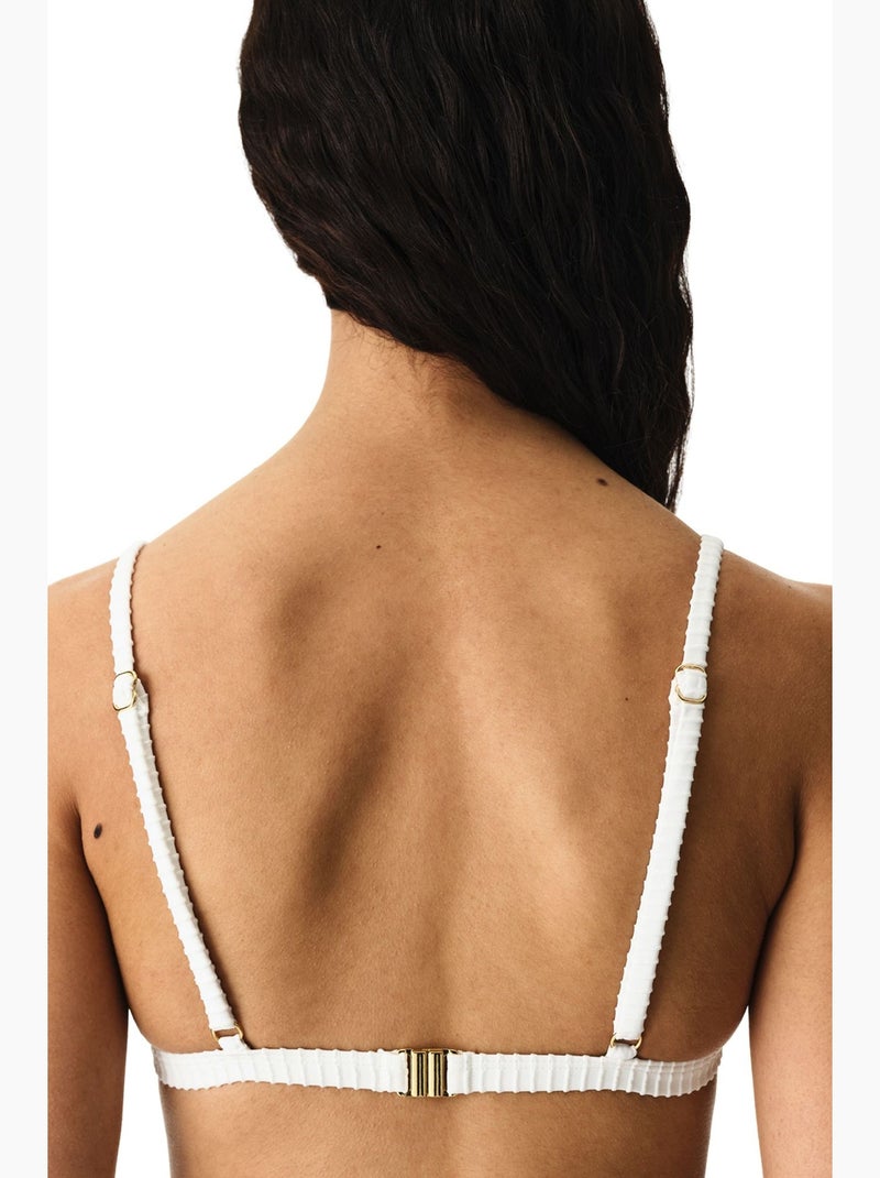Kea top de biquíni triangular penti Branco - Kiabi
