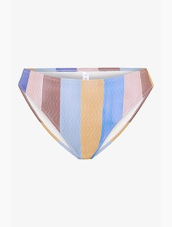 Keira stripe cueca de biquíni às riscas penti