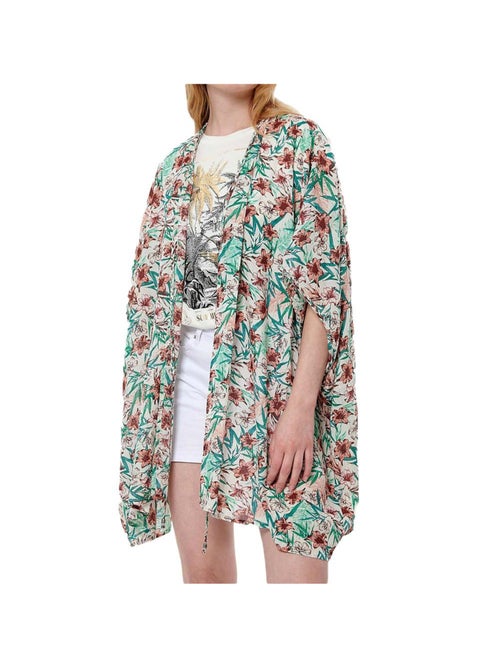 Kimono Floral Branco Feminino Kaporal Growe - Kiabi Kimono Floral Branco Feminino Kaporal Growe - Kiabi