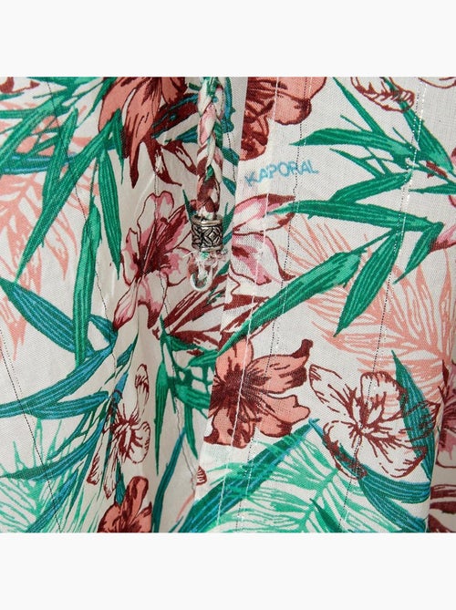 Kimono Floral Branco Feminino Kaporal Growe - Kiabi Kimono Floral Branco Feminino Kaporal Growe - Kiabi