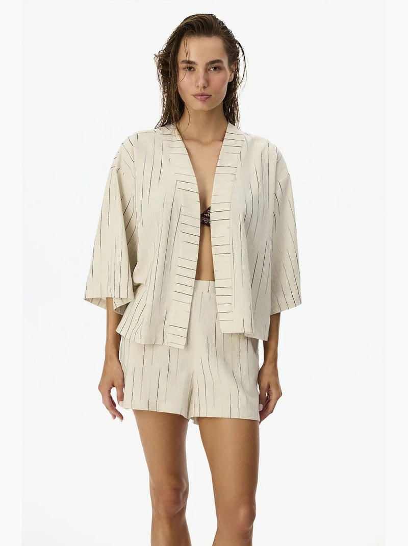 Kimono naya penti Branco sujo - Kiabi