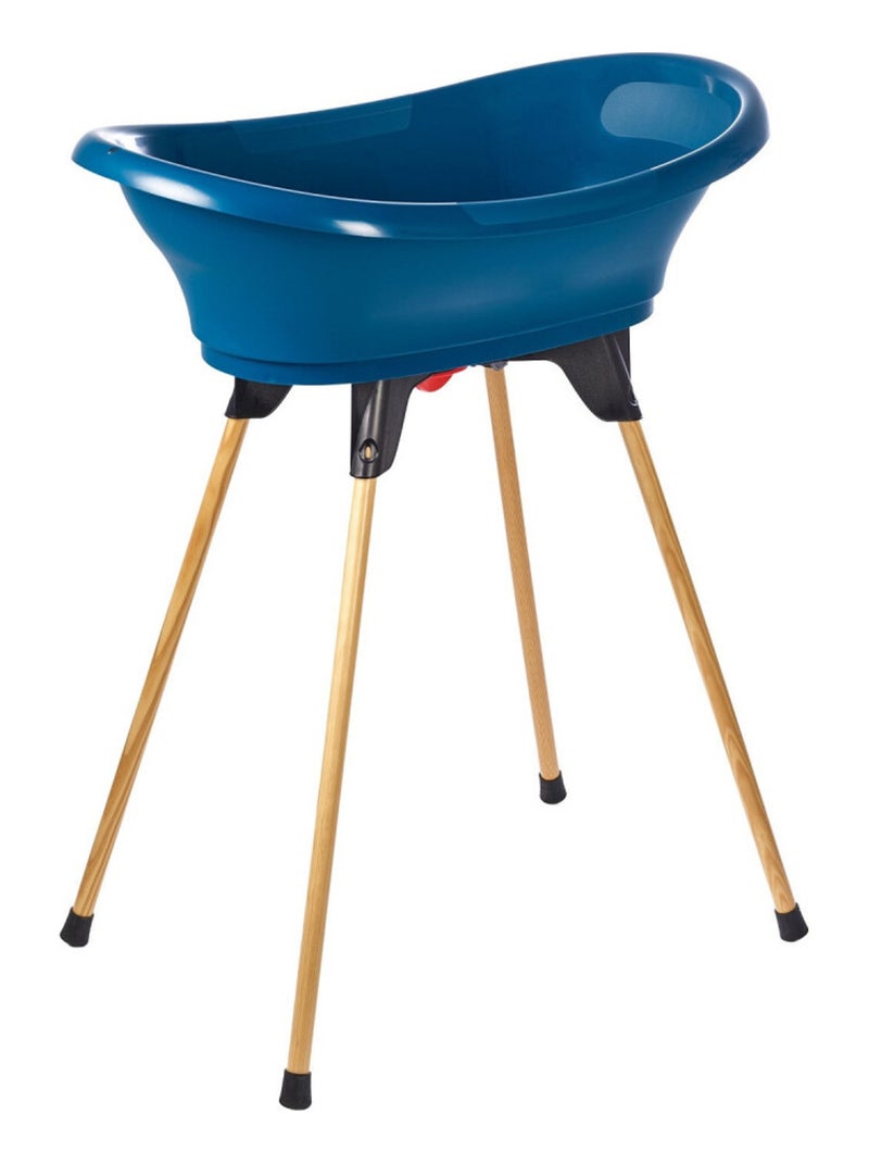 Kit banheira thermobaby vasco com suporte e mangueira de escoamento Azul - Kiabi