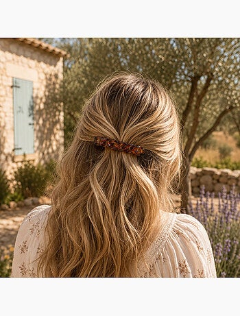 Kit com 2 ganchos de cabelo com elos largos