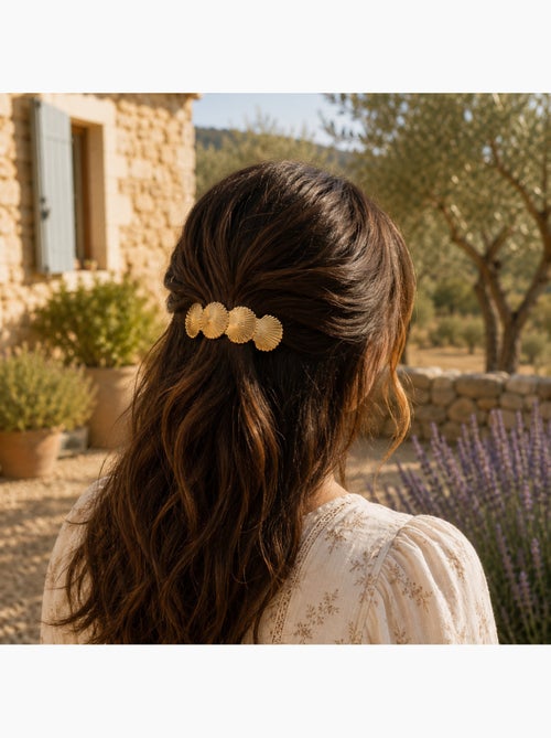 Kit com 2 ganchos de cabelo com motivo concha - Kiabi